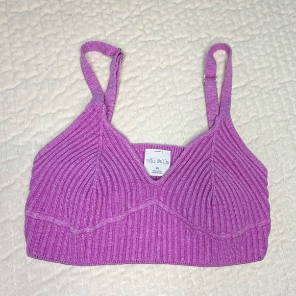 wild fable Other - Wild Fable Women’s Ribbed Bralette - Pink